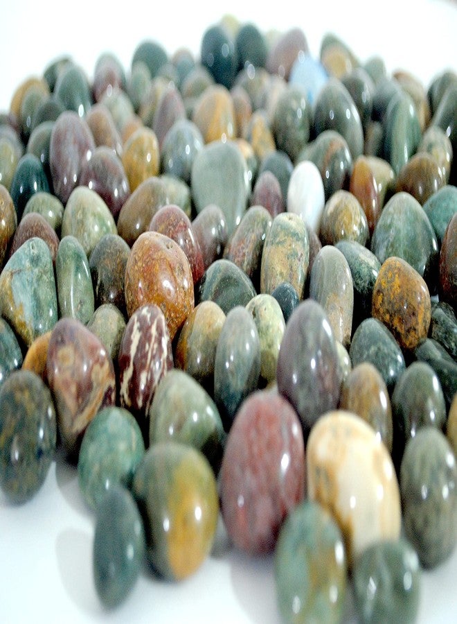 Schmick Pebbles for Decoration - Fancy Tumble Pebbles Stones for Fish Tank Aquarium, Fountain, Table Decor - Decorative Pebbles Stones and Vase Fillers - Pebbles for Plants Pots and Garden Decor (1.9 Kg, Fancy Tumble) - Image 1